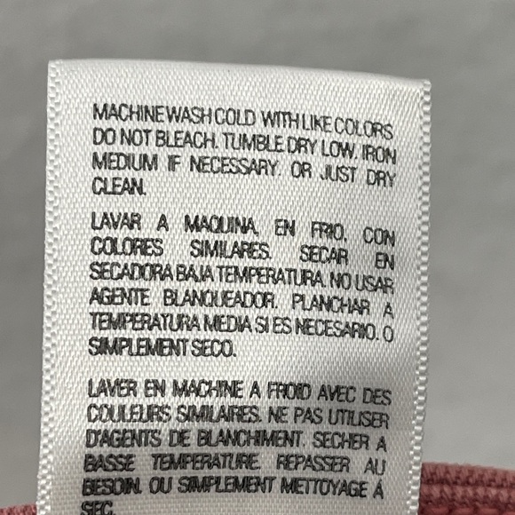 Mother The Looker Ankle Zip Made in the USA Salmon Pink - Picture 8 of 9